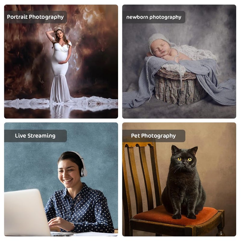 Kate Abstract Photography Backdrops Portrait Phoro Backdrops for Headshot Brown Portrait Photography Studio Props, 5x7ft - Image 3